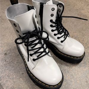 Dr. Martens Jadon platform smooth leather boots